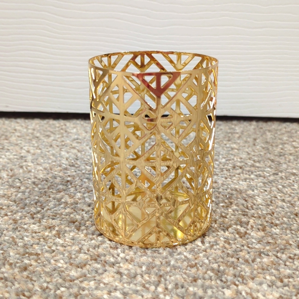 Tory Burch Gold Candle Holder